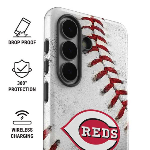MLB Cincinnati Reds Game Ball Galaxy S26 Impact Case