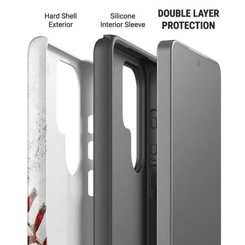 MLB Cincinnati Reds Game Ball Galaxy S26 Ultra Impact Case