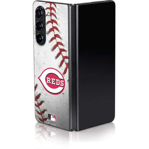 MLB Cincinnati Reds Game Ball Galaxy Z Fold5 5G Skin