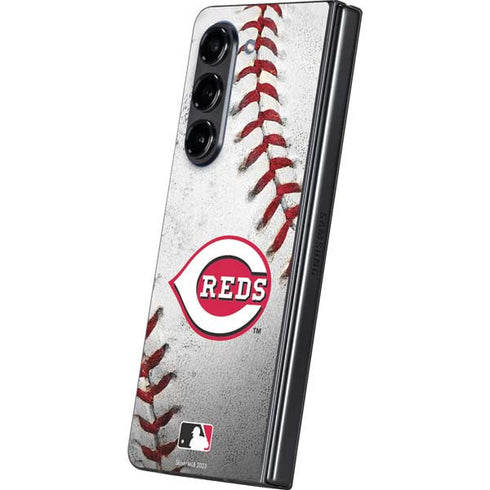MLB Cincinnati Reds Game Ball Galaxy Z Fold5 5G Skin