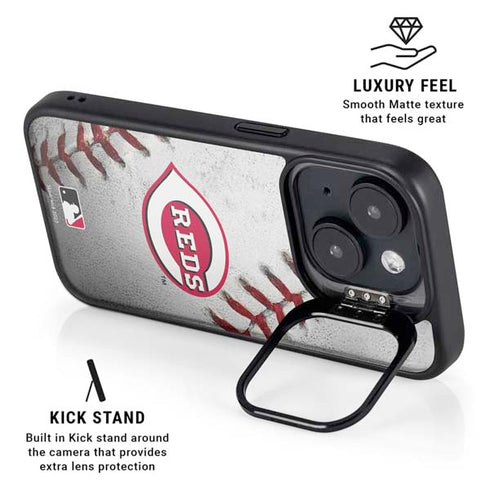 MLB Cincinnati Reds Game Ball iPhone 13 Kickstand Case