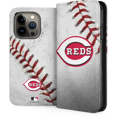 MLB Cincinnati Reds Game Ball iPhone 13 Pro Folio Case