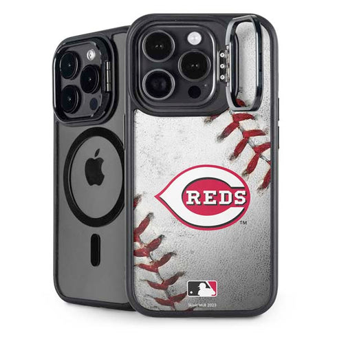 MLB Cincinnati Reds Game Ball iPhone 13 Pro Kickstand Case