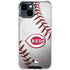 MLB Cincinnati Reds Game Ball iPhone 15 Clear Case