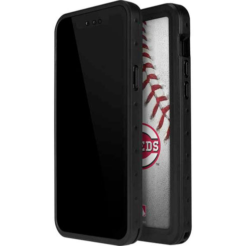 MLB Cincinnati Reds Game Ball iPhone 15 Pro Waterproof Case