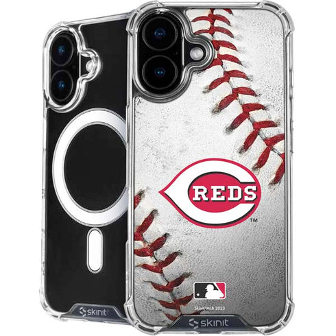 MLB Cincinnati Reds Game Ball iPhone 16 MagSafe Case
