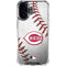 MLB Cincinnati Reds Game Ball iPhone 16 Plus Clear Case