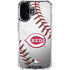 MLB Cincinnati Reds Game Ball iPhone 16 Plus Clear Case