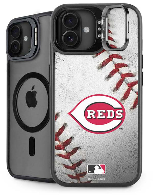 MLB Cincinnati Reds Game Ball iPhone 16 Plus Kickstand Case
