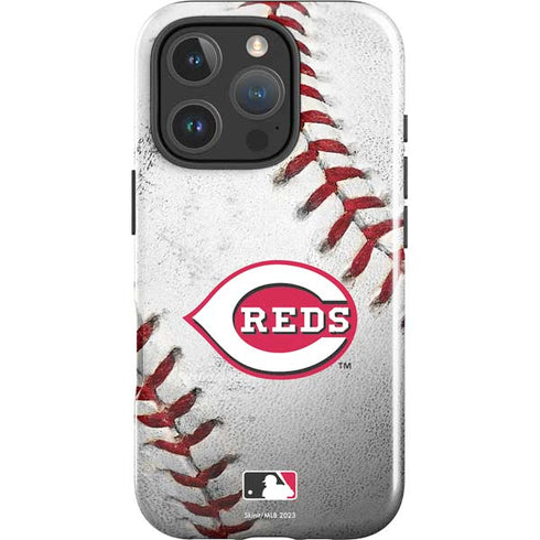 MLB Cincinnati Reds Game Ball iPhone 16 Pro Impact Case