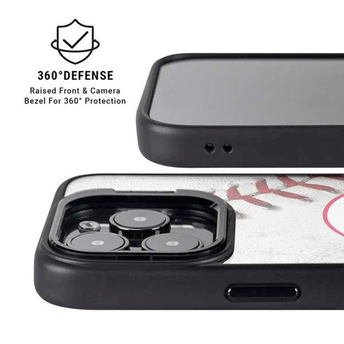 MLB Cincinnati Reds Game Ball iPhone 16 Pro Kickstand Case