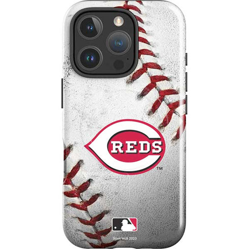 MLB Cincinnati Reds Game Ball iPhone 16 Pro Magsafe Impact Case