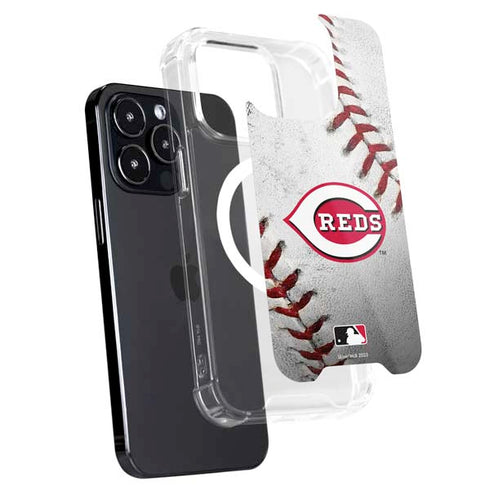 MLB Cincinnati Reds Game Ball iPhone 16 Pro Max MagSafe Case