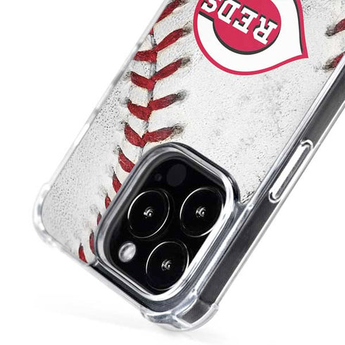 MLB Cincinnati Reds Game Ball iPhone 16 Pro Max MagSafe Case