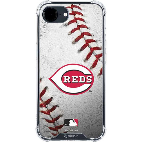 MLB Cincinnati Reds Game Ball iPhone 16e Clear Case