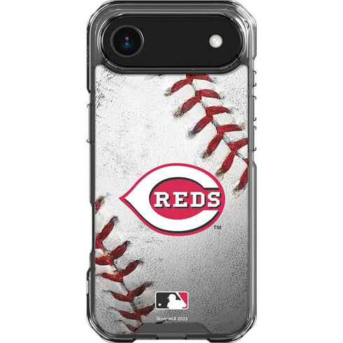 MLB Cincinnati Reds Game Ball iPhone 17 Air Clear Case