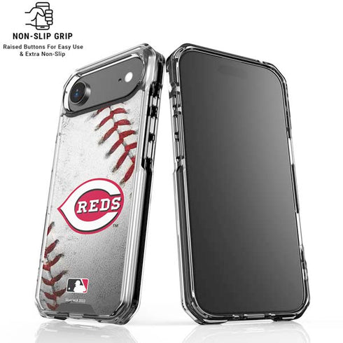 MLB Cincinnati Reds Game Ball iPhone 17 Air Clear Case