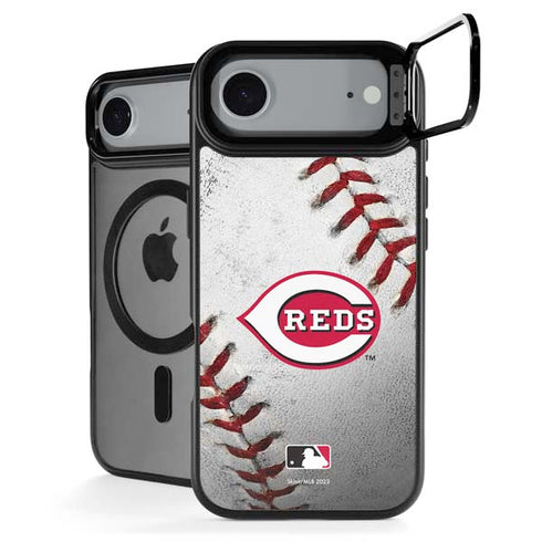 MLB Cincinnati Reds Game Ball iPhone 17 Air Kickstand Case