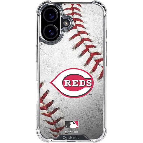 MLB Cincinnati Reds Game Ball iPhone 17 Clear Case