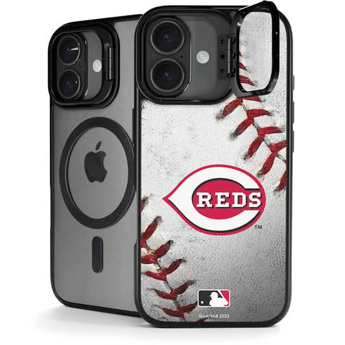 MLB Cincinnati Reds Game Ball iPhone 17 Kickstand Case