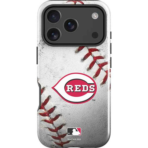 MLB Cincinnati Reds Game Ball iPhone 17 Pro Impact Case