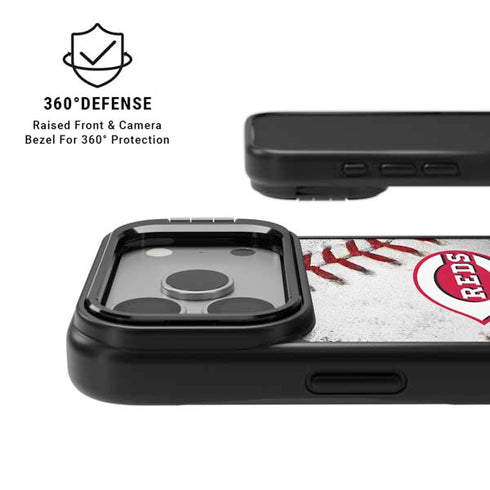 MLB Cincinnati Reds Game Ball iPhone 17 Pro Kickstand Case