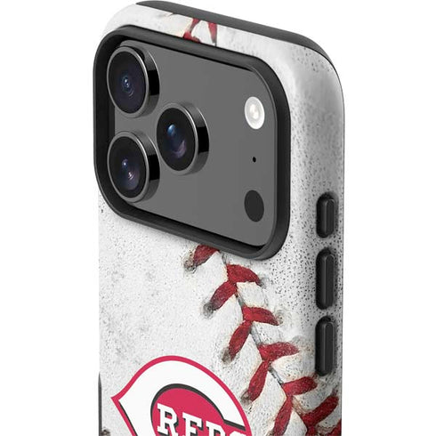 MLB Cincinnati Reds Game Ball iPhone 17 Pro Max Impact Case