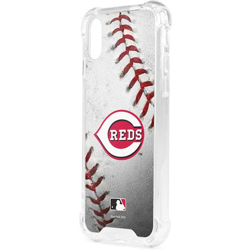 MLB Cincinnati Reds Game Ball iPhone XS Clear Case