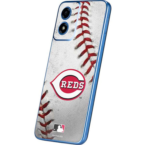 MLB Cincinnati Reds Game Ball Moto G Play 4G (2024) Skin
