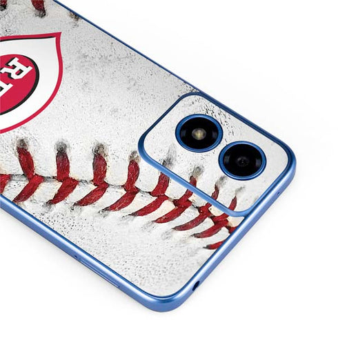 MLB Cincinnati Reds Game Ball Moto G Play 4G (2024) Skin