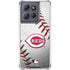 MLB Cincinnati Reds Game Ball Moto G Power 5G (2025) Clear Case
