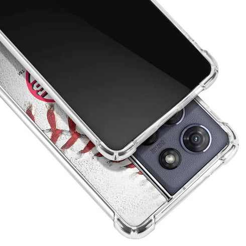 MLB Cincinnati Reds Game Ball Moto G Power 5G (2025) Clear Case