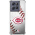 MLB Cincinnati Reds Game Ball Moto G Stylus 5G (2025) Clear Case