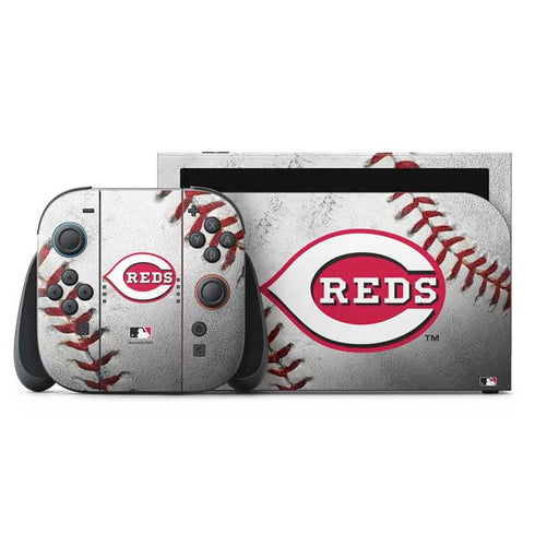 MLB Cincinnati Reds Game Ball Nintendo Skins