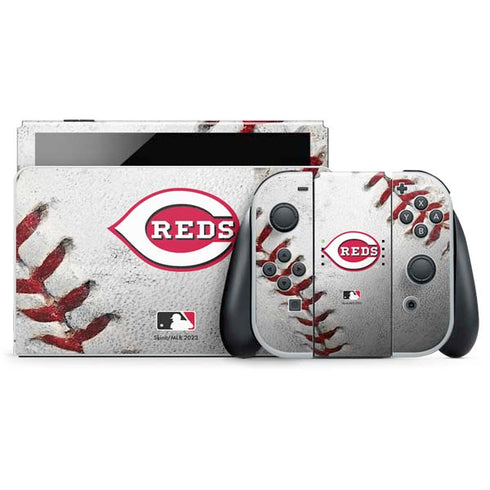 MLB Cincinnati Reds Game Ball Nintendo Skins