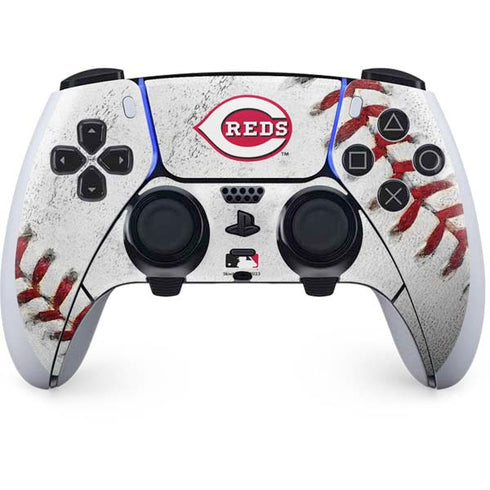 MLB Cincinnati Reds Game Ball PS5 DualSense Edge Pro Controller Skin