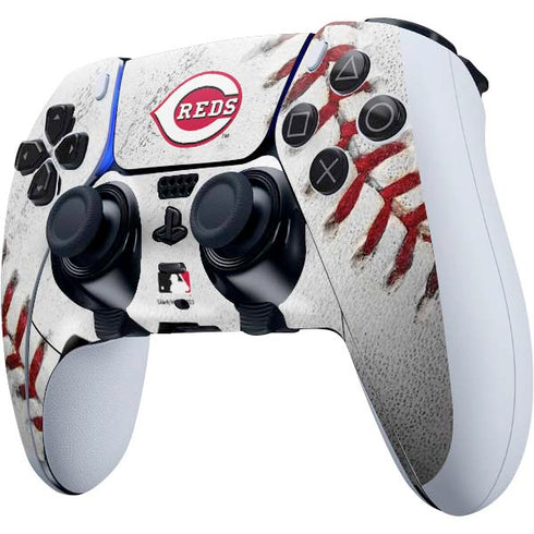 MLB Cincinnati Reds Game Ball PS5 DualSense Edge Pro Controller Skin