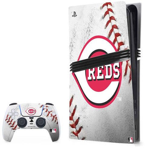 MLB Cincinnati Reds Game Ball PlayStation PS5 Skins
