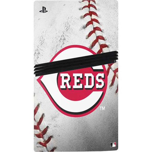 MLB Cincinnati Reds Game Ball PS5 Pro Console Skin