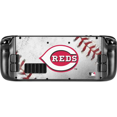 MLB Cincinnati Reds Game Ball Steam Deck Handheld Gaming Computer Skin