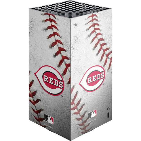 MLB Cincinnati Reds Game Ball XBox Series X Digital Edition Console Skin