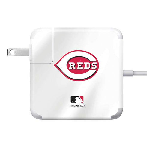 MLB Cincinnati Reds Home Jersey 85W Power Adapter (15 and 17 inch MacBook Pro Charger) Skin