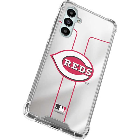 MLB Cincinnati Reds Home Jersey Galaxy A16 5G Clear Case