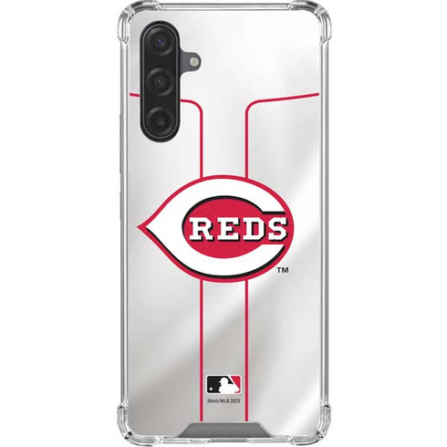 MLB Cincinnati Reds Home Jersey Galaxy A17 Clear Case