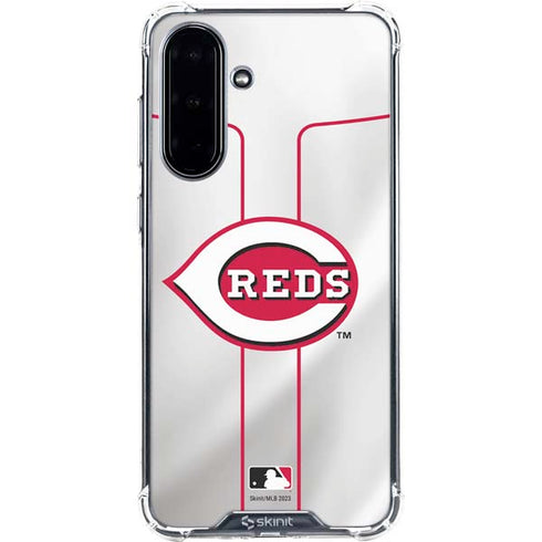 MLB Cincinnati Reds Home Jersey Galaxy A36 5G Clear Case