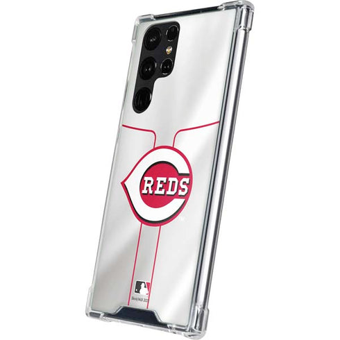 MLB Cincinnati Reds Home Jersey Galaxy S23 Ultra Clear Case