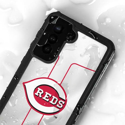 MLB Cincinnati Reds Home Jersey Galaxy S24 Plus Waterproof Case