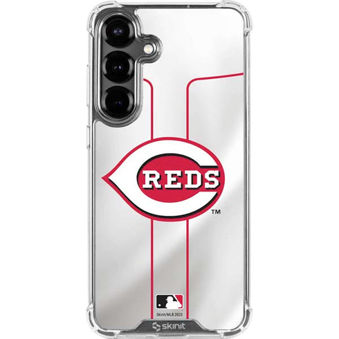 MLB Cincinnati Reds Home Jersey Galaxy S26 Clear Case