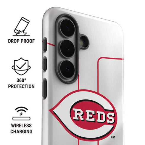 MLB Cincinnati Reds Home Jersey Galaxy S26 Plus Impact Case