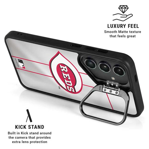 MLB Cincinnati Reds Home Jersey Galaxy S26 Plus Kickstand Case